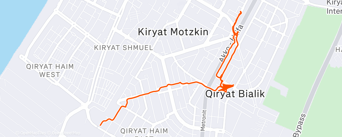 Карта физической активности (Дневная прогулка)