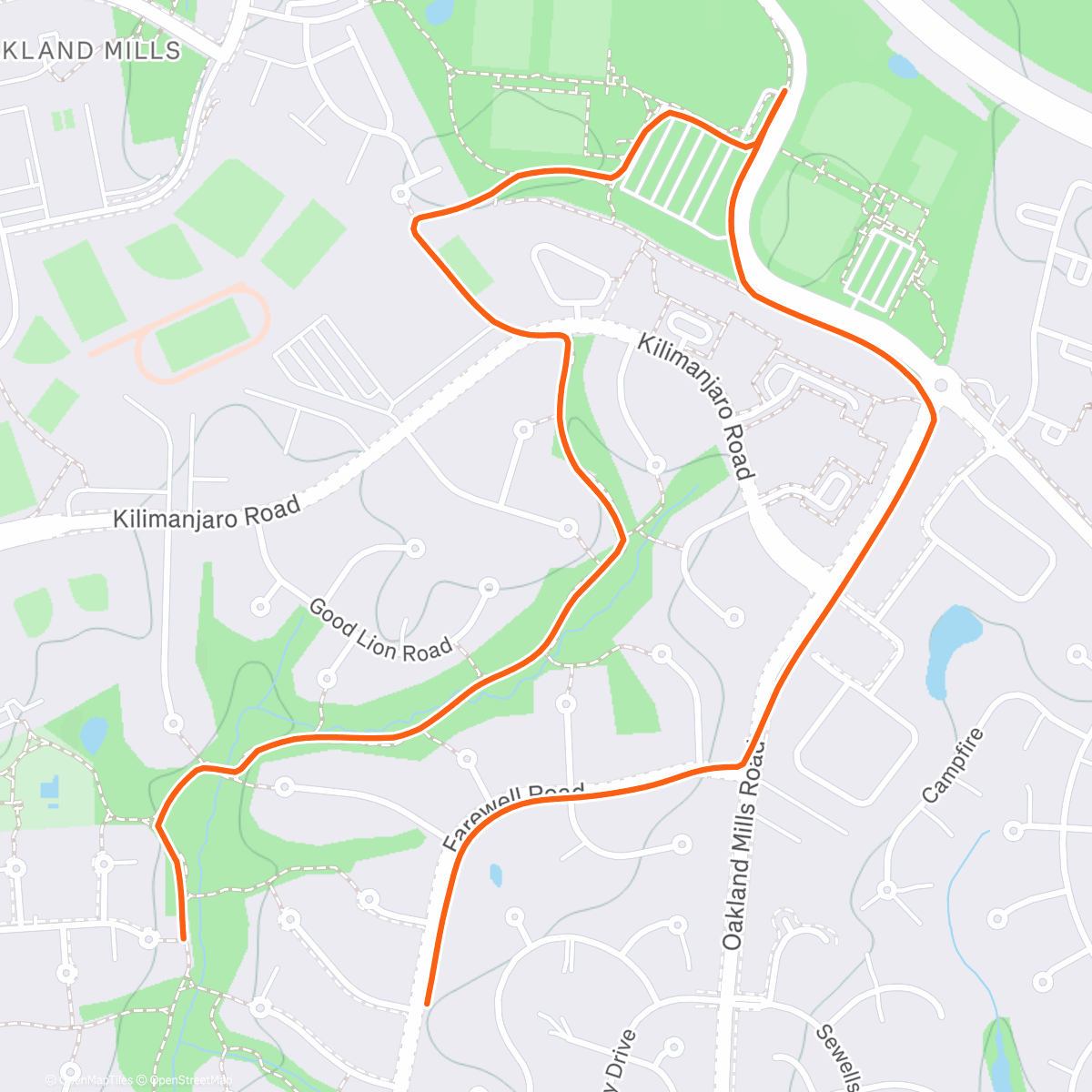 Map of the activity, Had to check out the skatepark