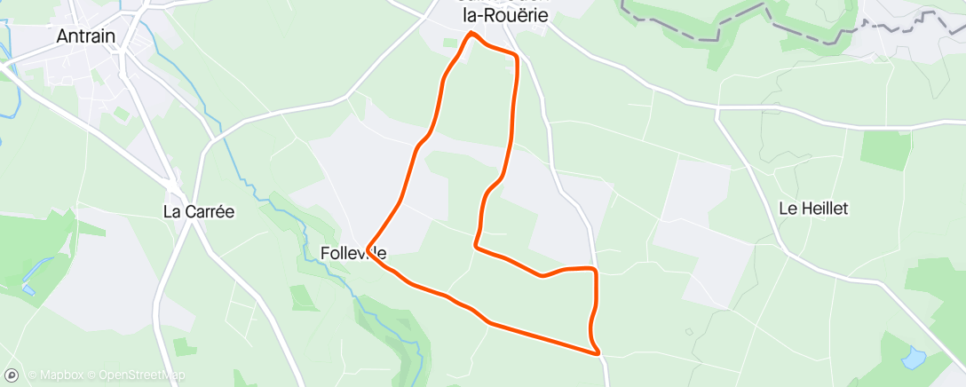 Map of the activity, St Ouen la Rouërie - Dames 🥇