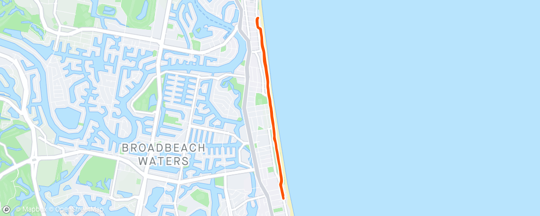Map of the activity, Morning Run 🌧