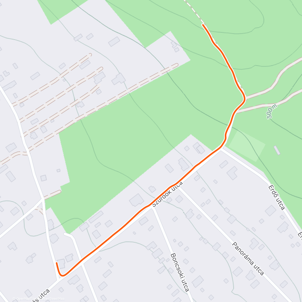 Map of the activity, Morning Trail Run ❄️😍