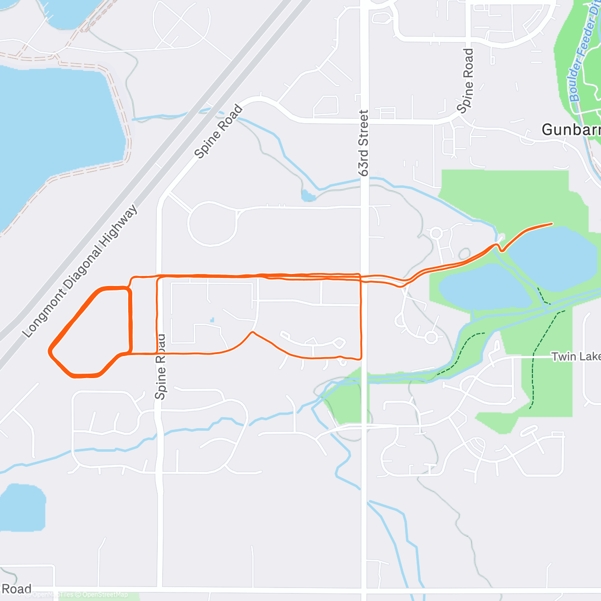 Mapa de la actividad (Threshold (+) work with the long long distance girlies)