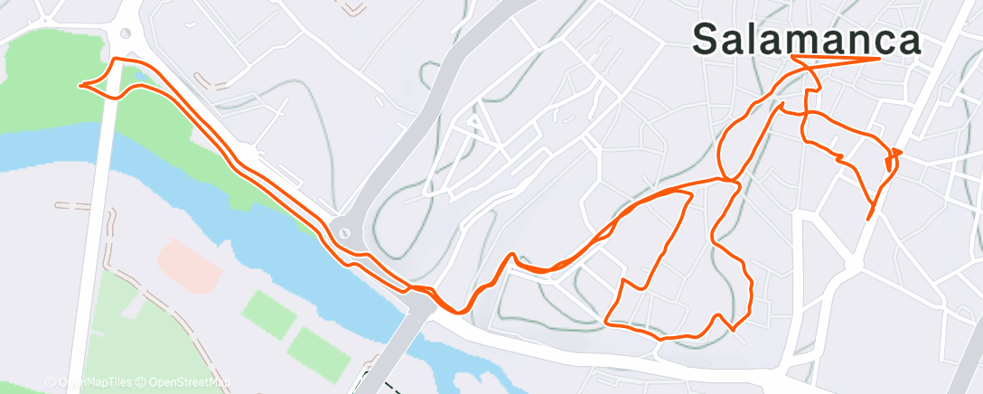 Карта физической активности (🚐 leg stretch. Super Salamanca!)