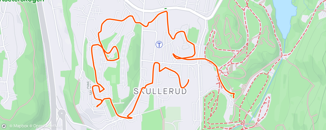 Map of the activity, Max running Oslo City Cup