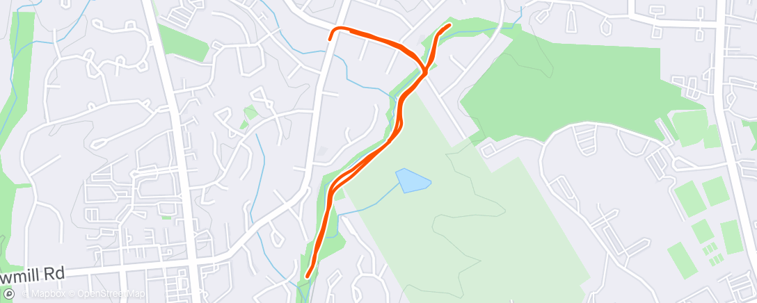 Map of the activity, Evening Walk + Kids Bike