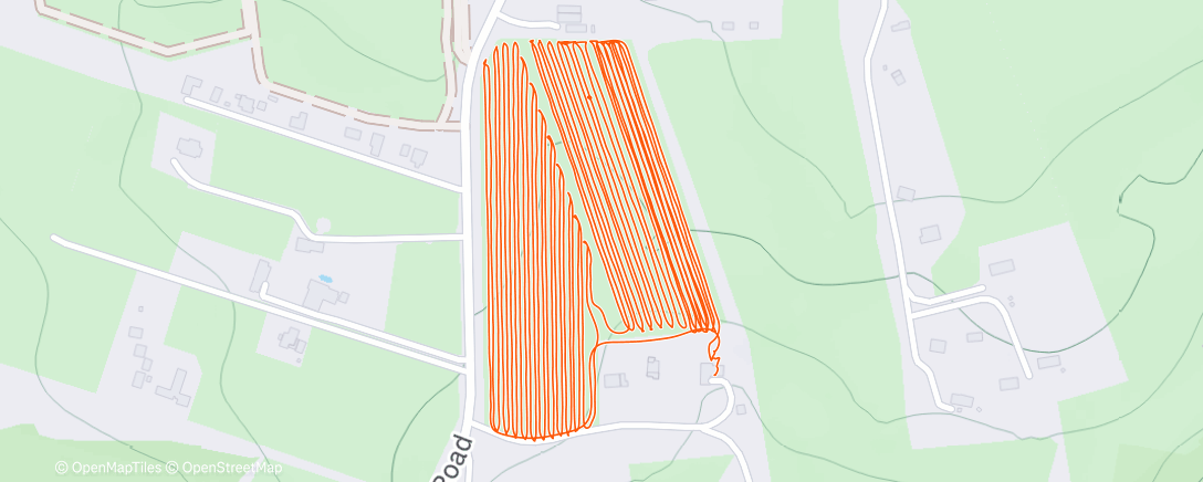 Map of the activity, Morning Trail Run