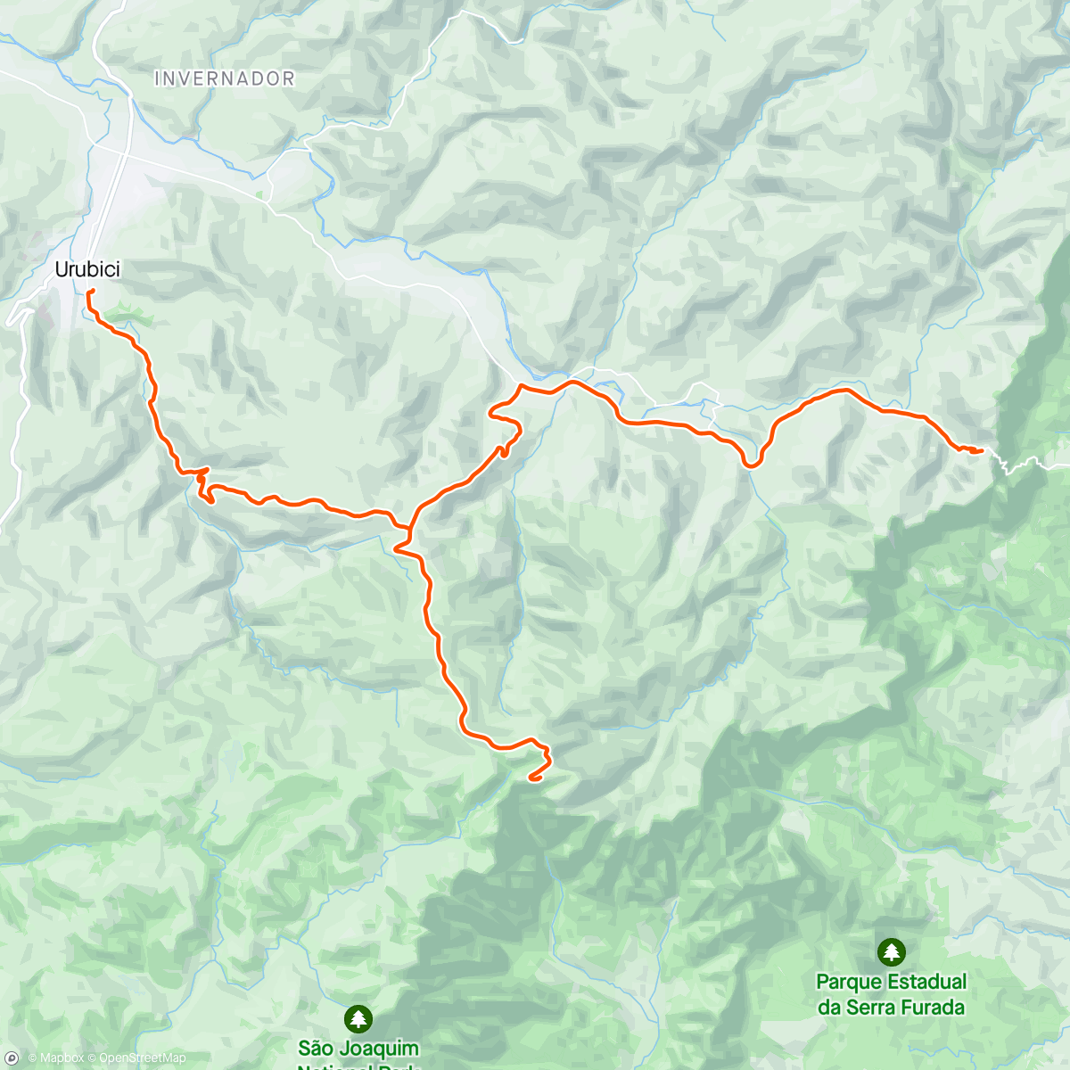 Map of the activity, Trilhas do Gaúcho Gravel Camp 3