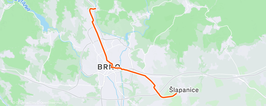 Map of the activity, Afternoon Ride