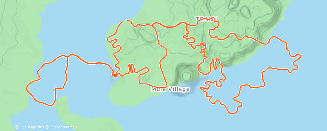 Map of the activity, Zwift - Race: HISP WINTER TOUR 2025 STAGE 2 (C) on Watts of the Wild in Watopia