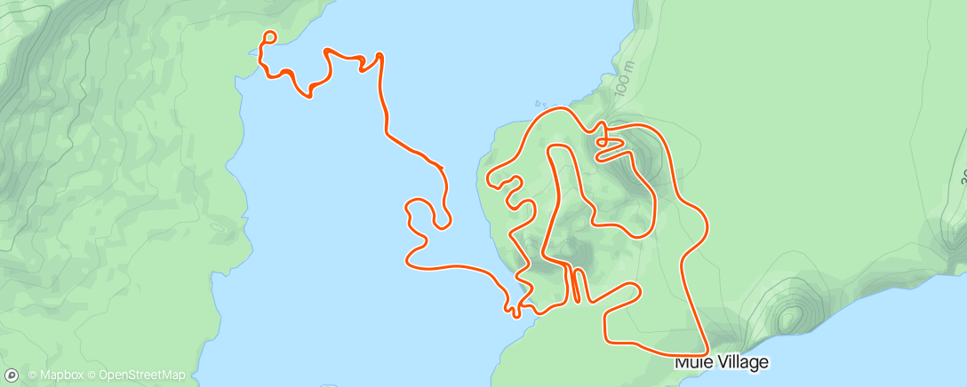 Map of the activity, Zwift - 2*20min tempo work on Cote de Domancy in Watopia