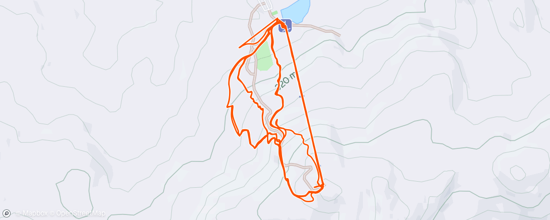 Map of the activity, Highland with Friends