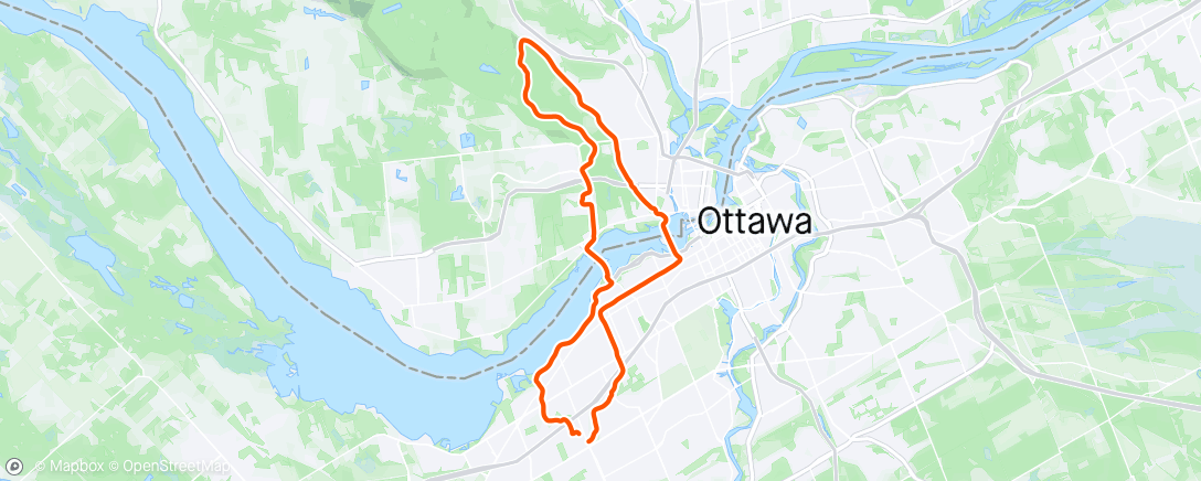 Карта физической активности (Afternoon Ride to the bottom of pinks then bike path’s home)