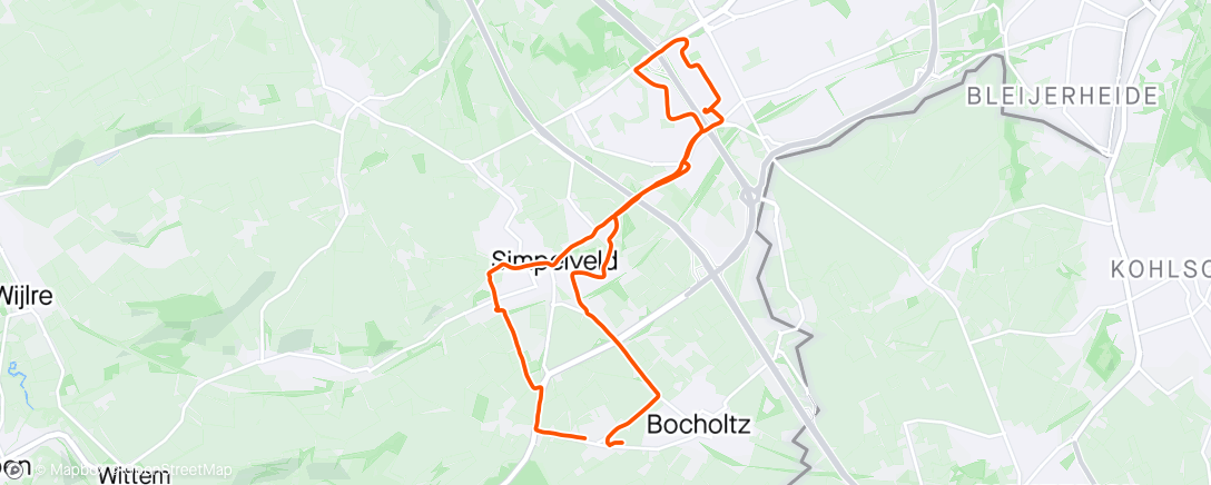 「Rondje "Vonckenbroodhalen"」活動的地圖