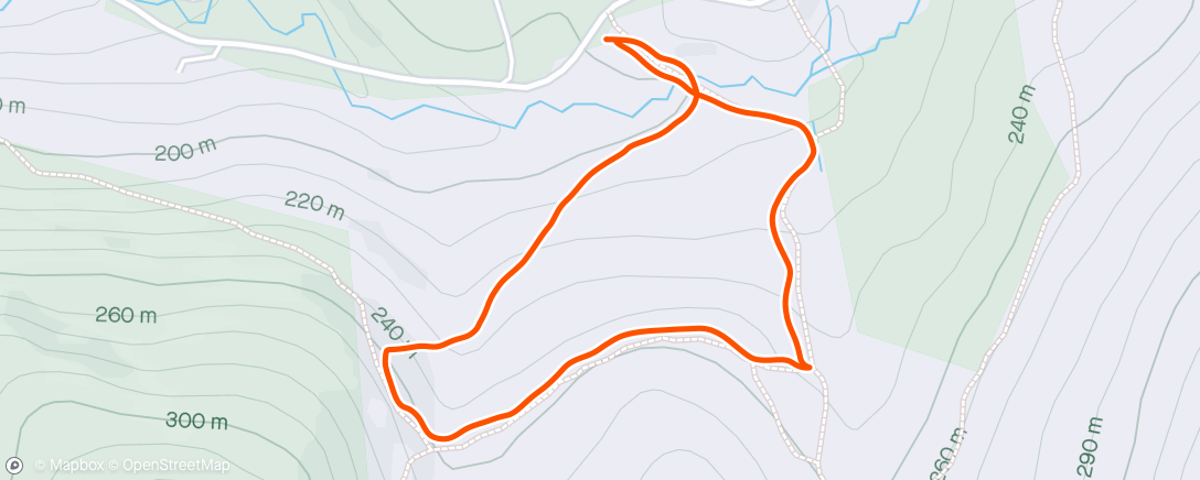 Map of the activity, Trail dogs