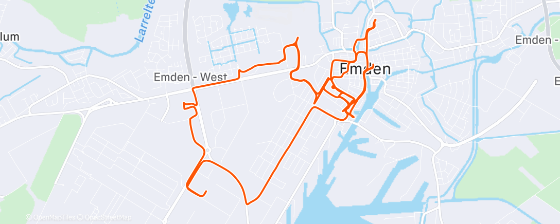 Map of the activity, Morning Ride