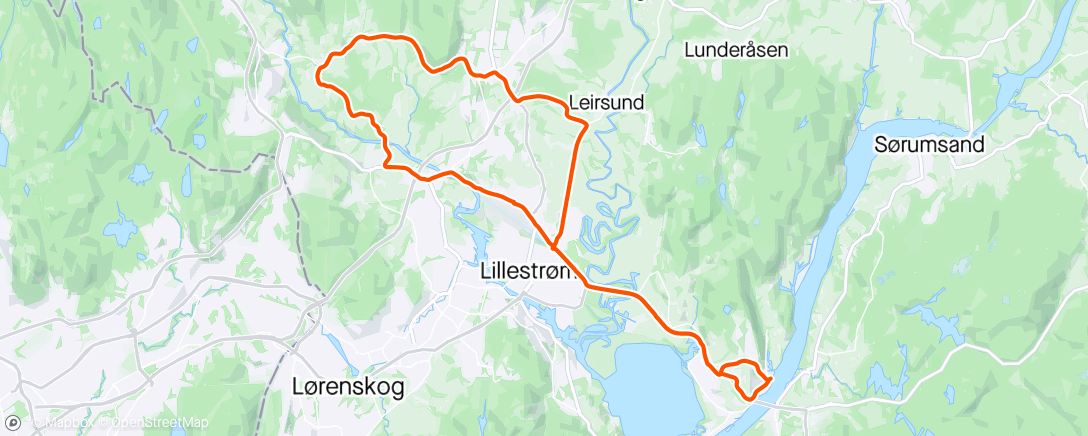 Map of the activity, Hellerudsletta - Skedsmokorset
