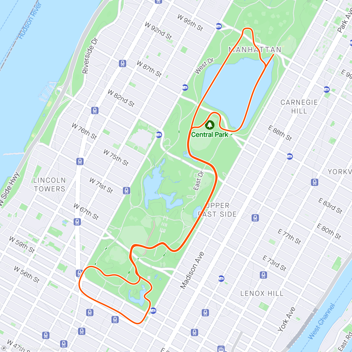 Map of the activity, Zwift - 01. Sweet Spot Foundation in New York