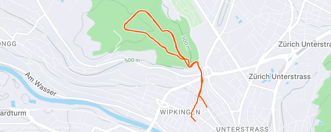 Map of the activity, Büro Lauftreff / Vitaparcours