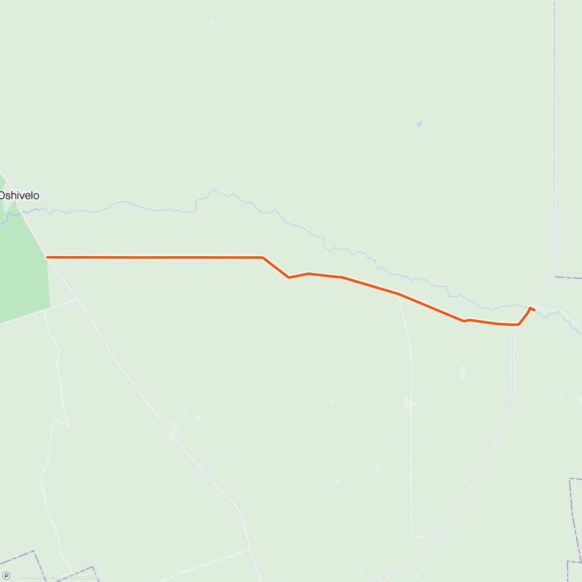 Mapa da atividade, Tsintsabis - Etosha National Park