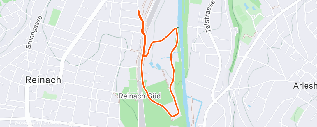 Карта физической активности (Morning Run)