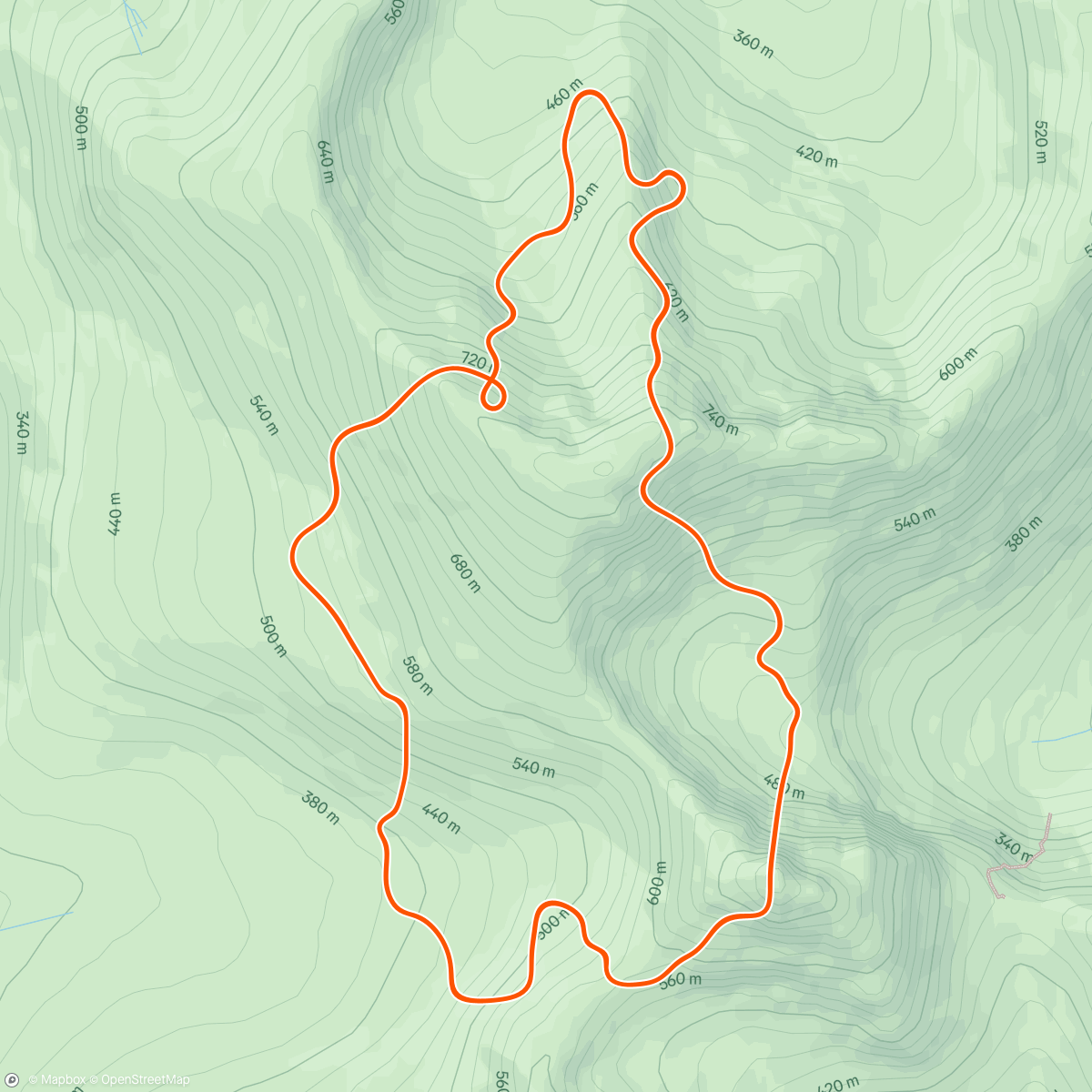 Map of the activity, Zwift - Group Ride: GXY DRAFT MONKEY [2.3-2.7WKG] CAT C (C) on Loch Loop in Scotland