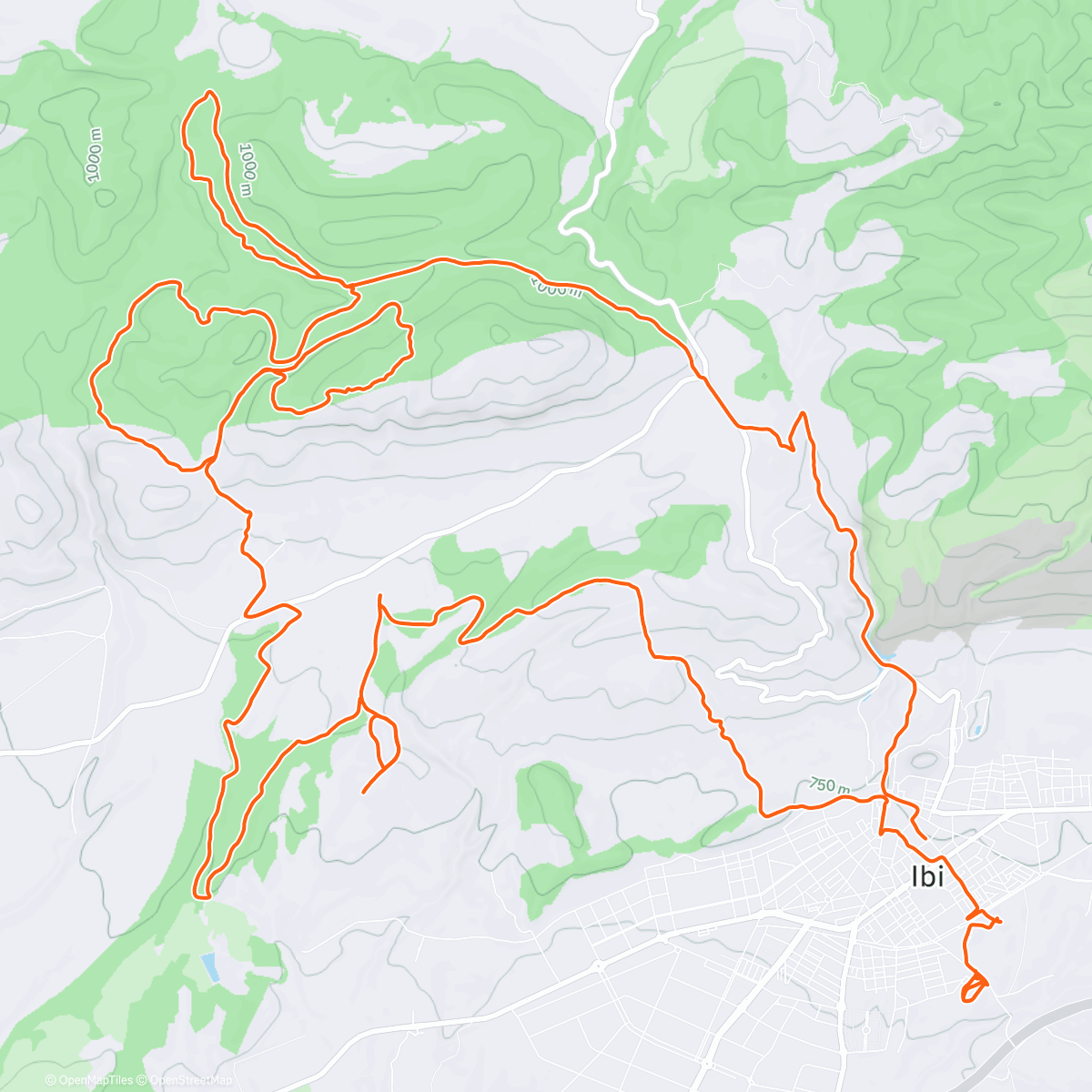 Карта физической активности (Estreno bici)