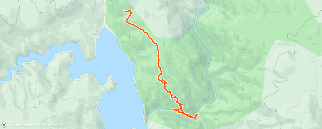 Map of the activity, Afternoon Hike