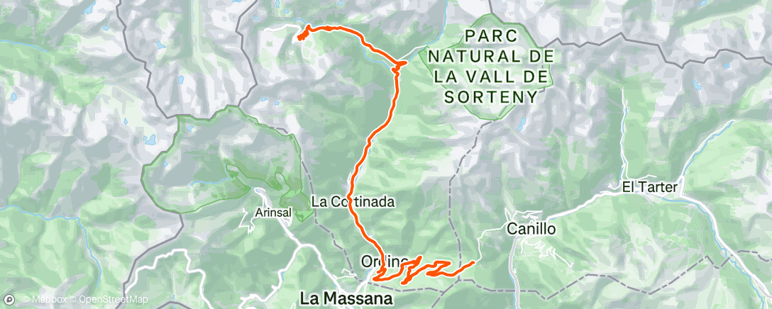 Map of the activity, Morning Ride