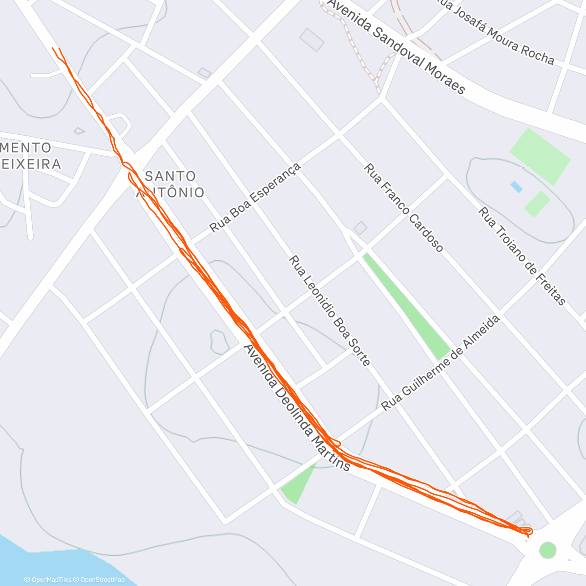 Map of the activity, É TETRAAAAA!!! ❤️🖤🏆🏆🏆🏆 #flamengo #libertadores #gloriaeterna