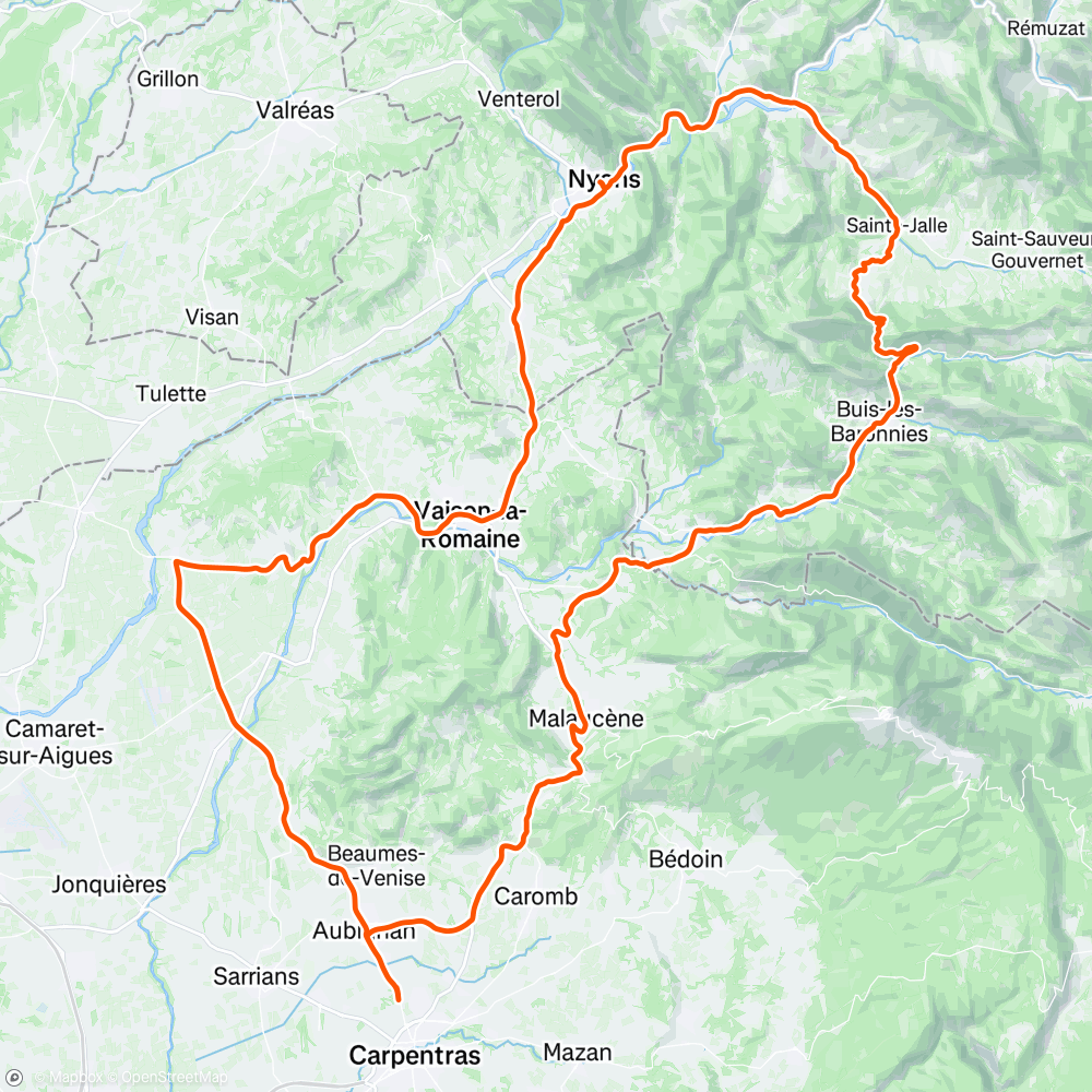 Map of the activity