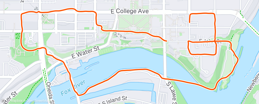 Map of the activity, Legs would not relaxxxx