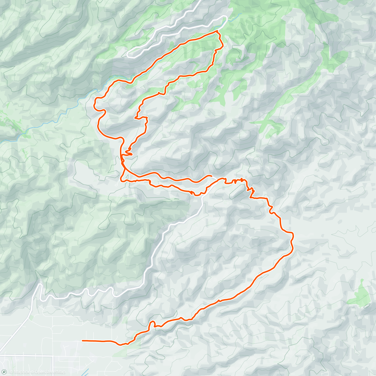 Map of the activity, Mount Lemmon w/ Jirka and Bri!