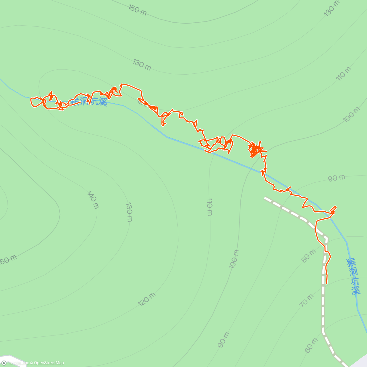 Map of the activity, Wanderung am Nachmittag