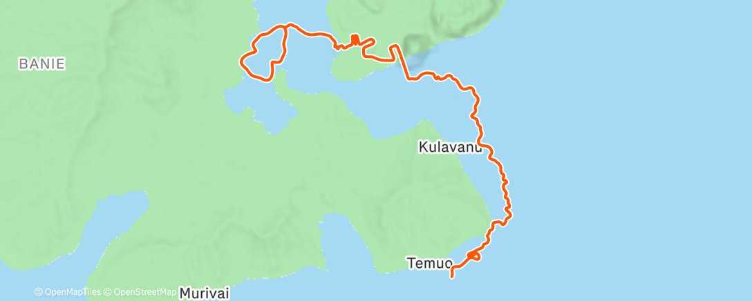 Map of the activity, Zwift - Coast to Coast in Watopia