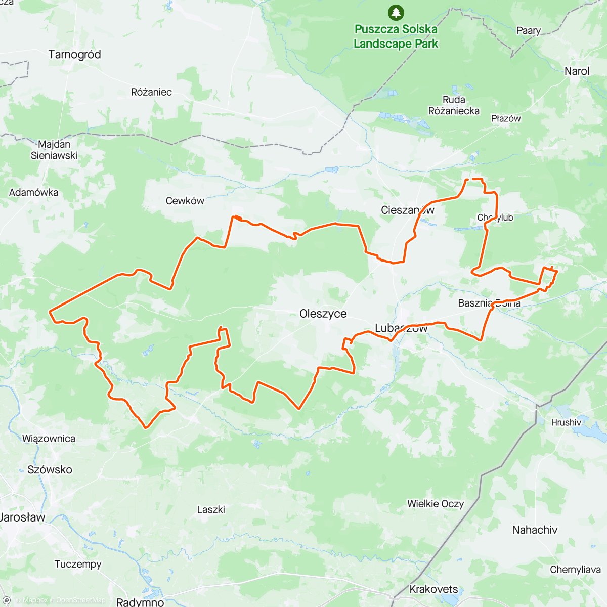 Mappa dell'attività Niech już spadnie deszcz..