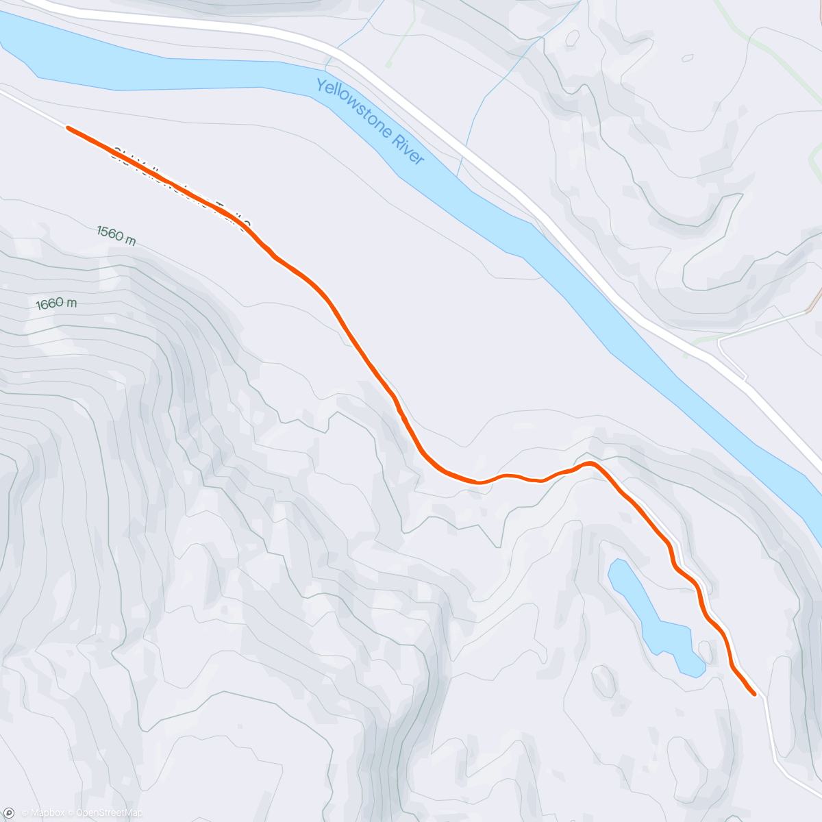 Kaart van de activiteit “Montana Hills”