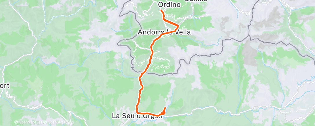 Carte de l'activité Morning Ride