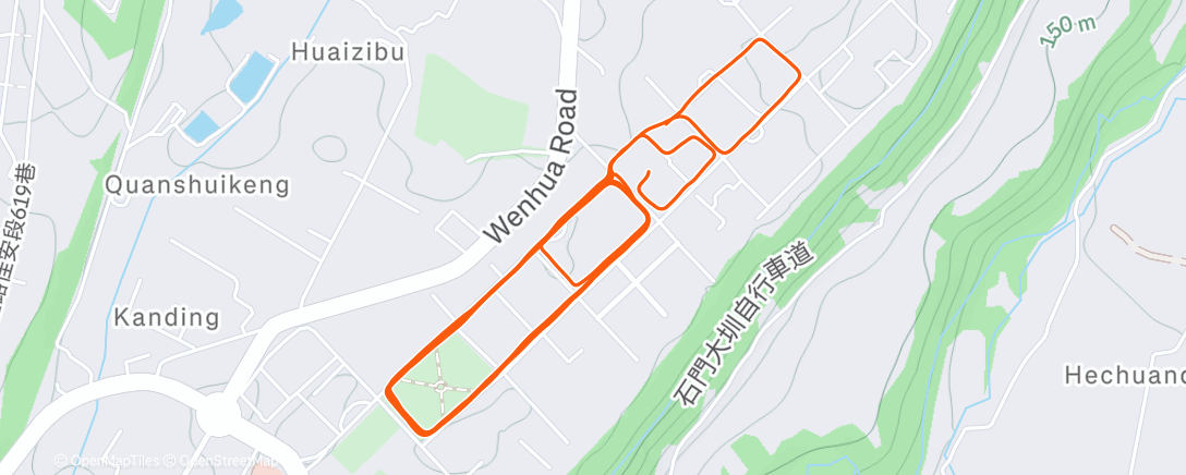 Карта физической активности (Lunch Run)