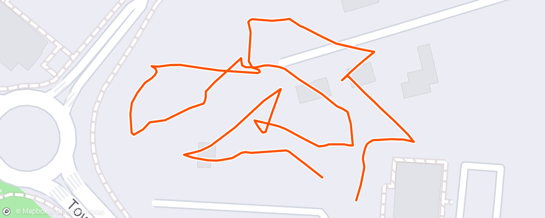 Mapa da atividade, Speed Disc Golf