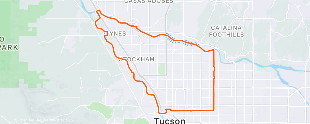 Map of the activity, 100% not by choice. 🌧️