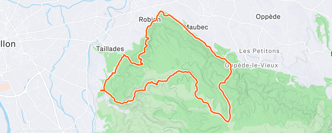 Map of the activity, Classic Lub' 🌲