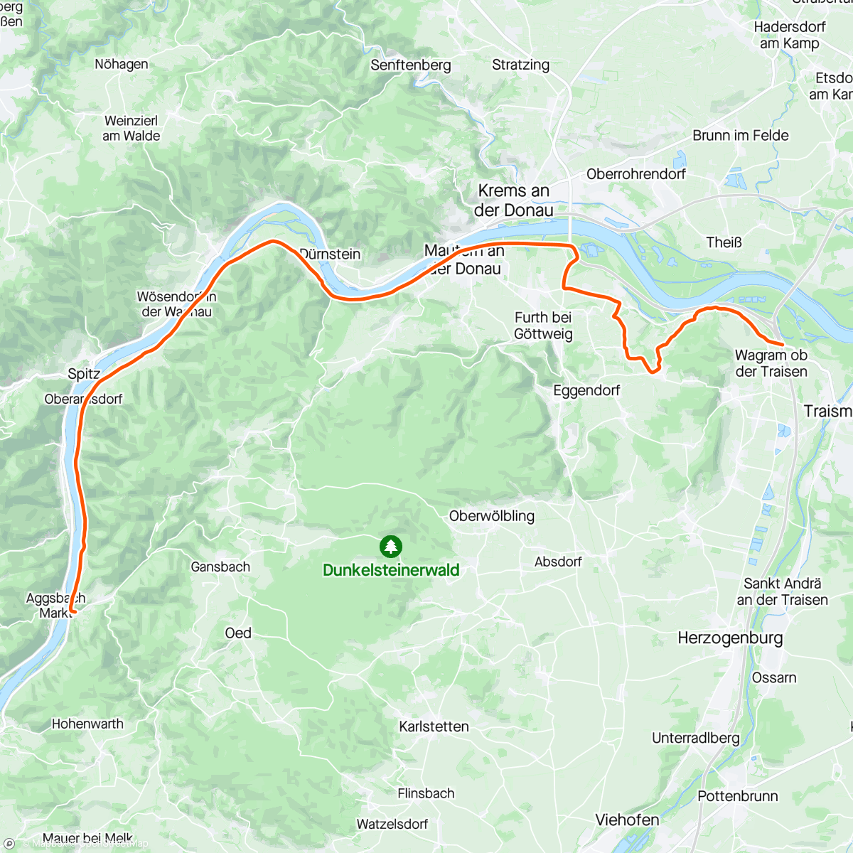 Carte de l'activité ROUVY - Challenge St. Polten | Austria 40 km