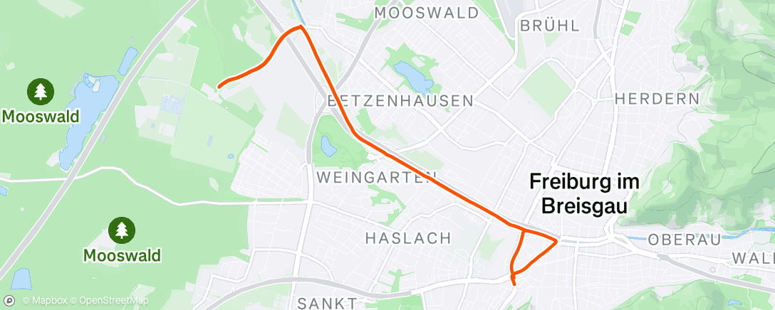 Mapa de la actividad (Fahrt am Morgen)