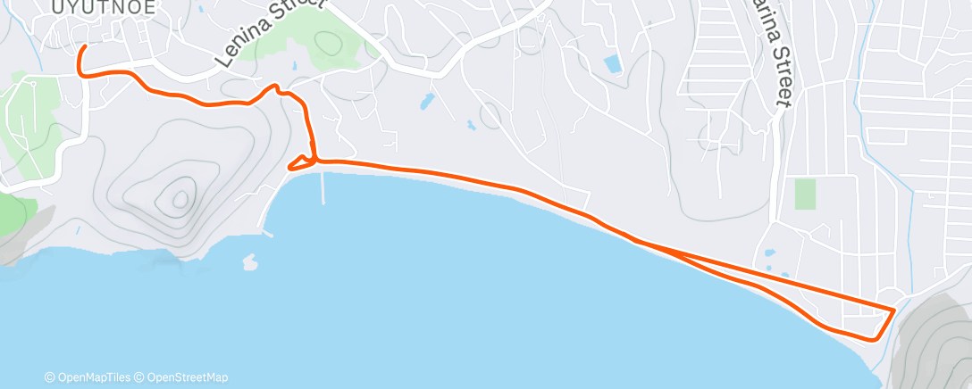 Карта физической активности (Lunch Run)