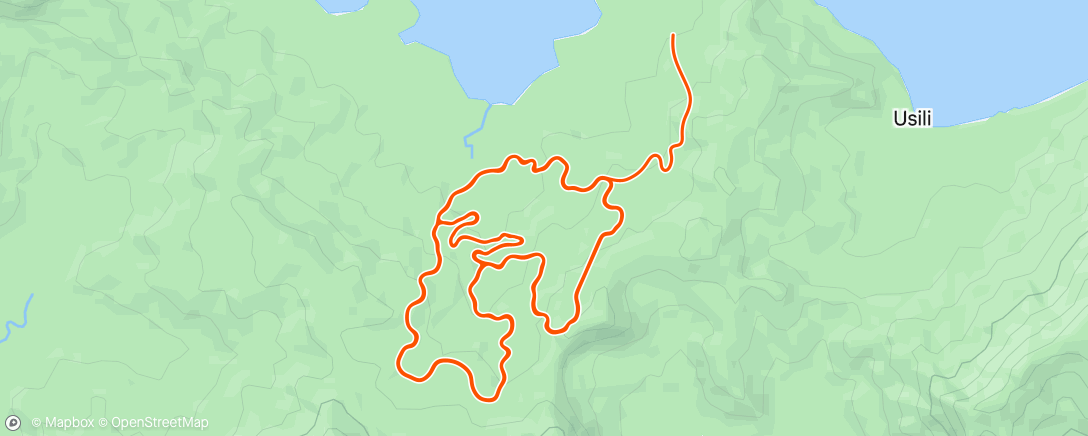 Map of the activity, Zwift - Serpentine 8 in Watopia