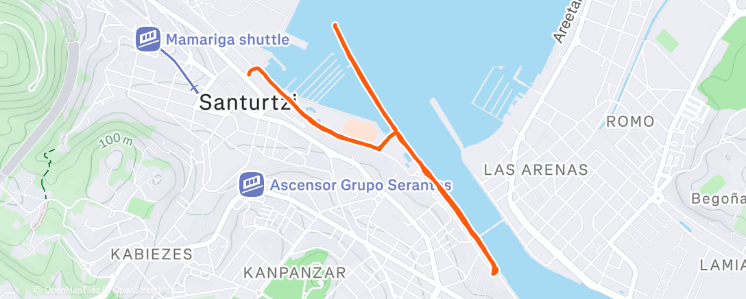 Карта физической активности (Caminata de mañana)