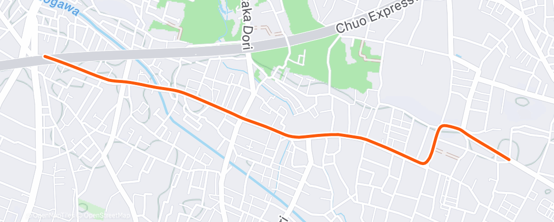 Map of the activity, Afternoon Ride