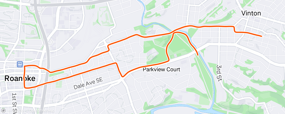 Map of the activity, sunny side way up