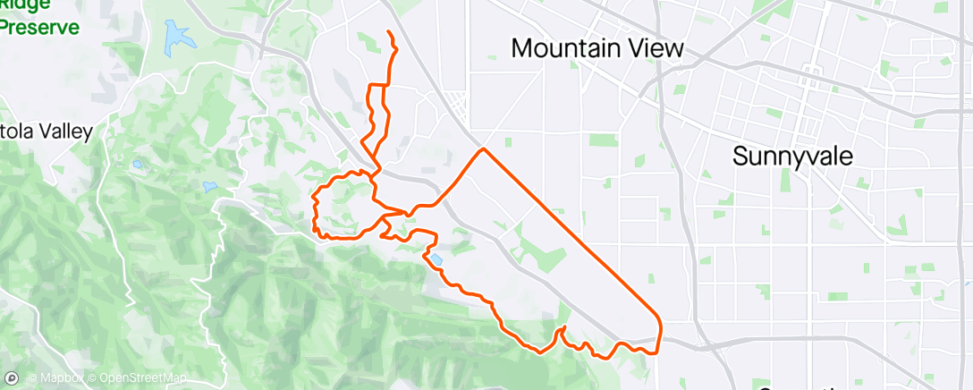 Map of the activity, Rancho San Antonio with Henry
