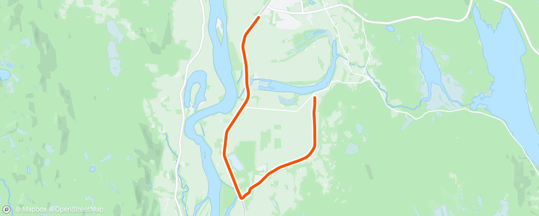Mapa de la actividad, Grue 10km (28'51")